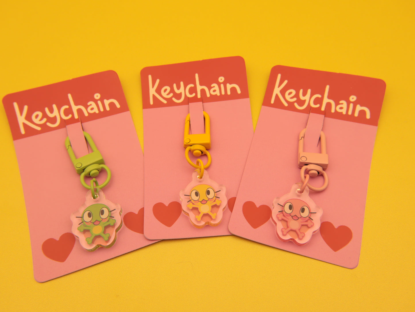 Yellow Pip 1” Acrylic Keychain