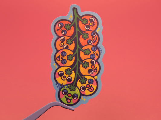Emotional Tomatoes 3" Matte Vinyl Sticker