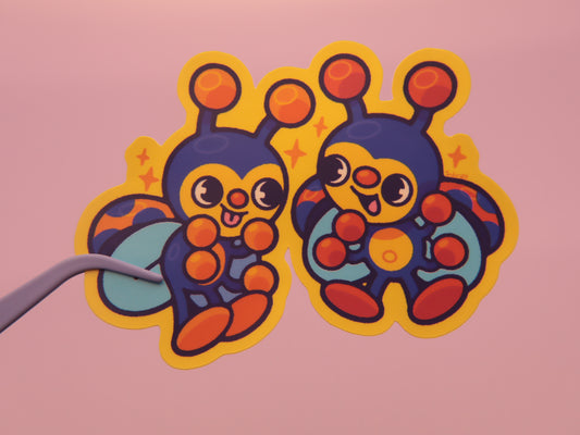 Ladybug Ladies Yap Session 3" Matte Vinyl Sticker