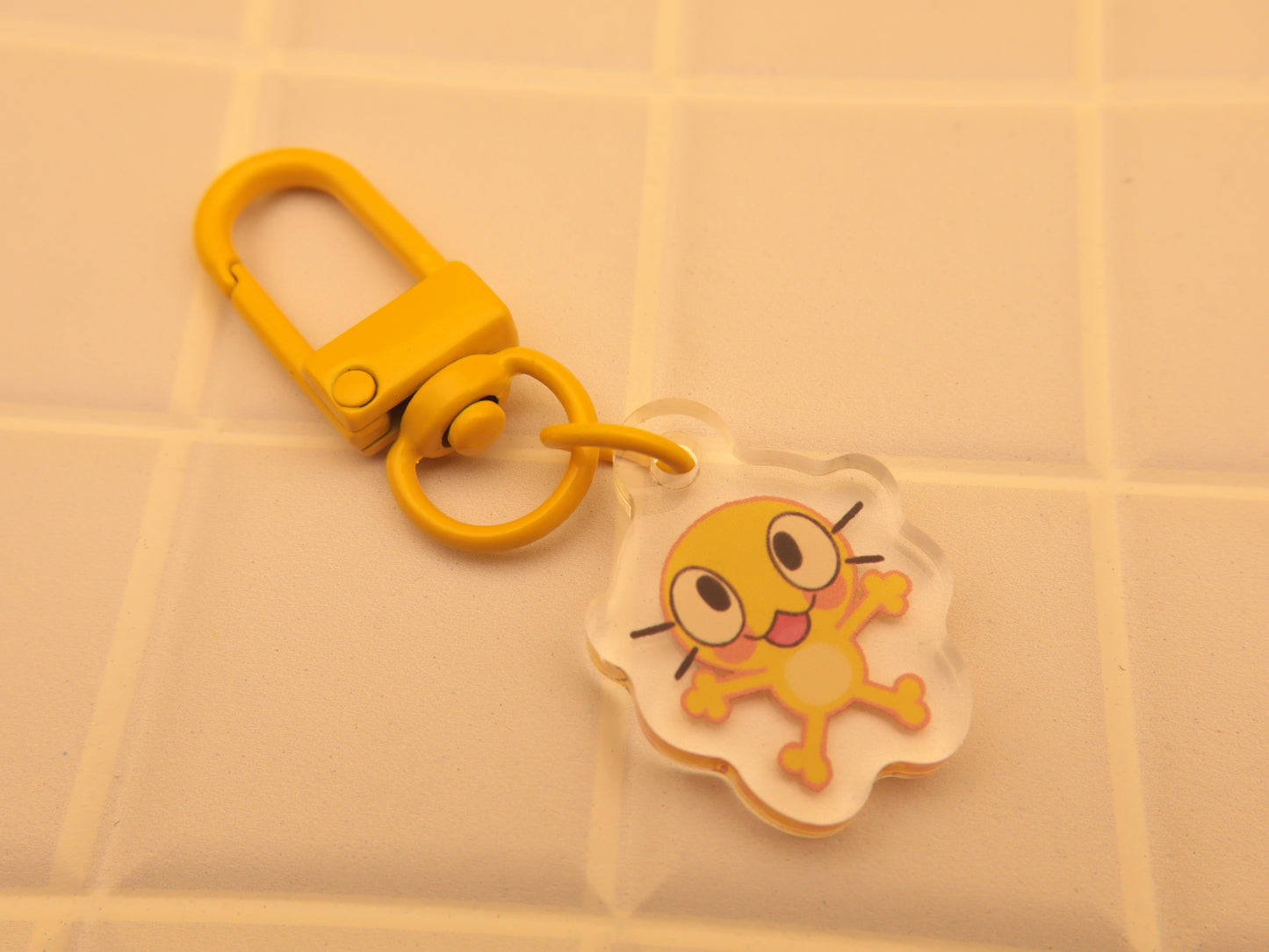 Yellow Pip 1” Acrylic Keychain
