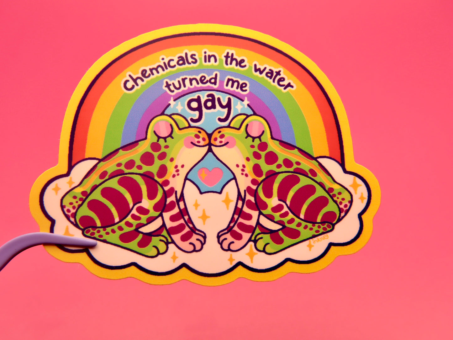Chemical Frogs 3" Matte Vinyl Sticker