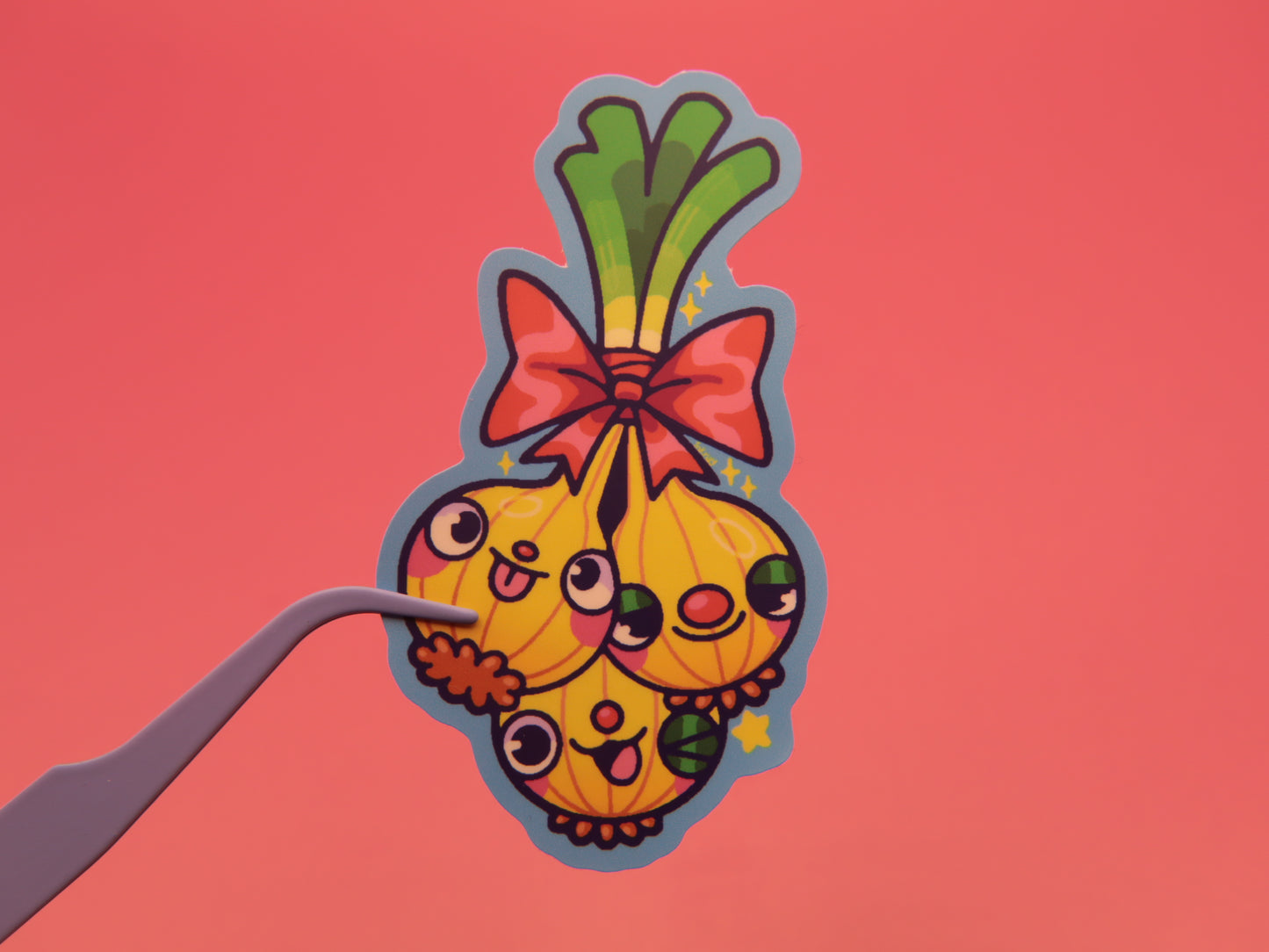 Onion Bunch 3" Matte Vinyl Sticker
