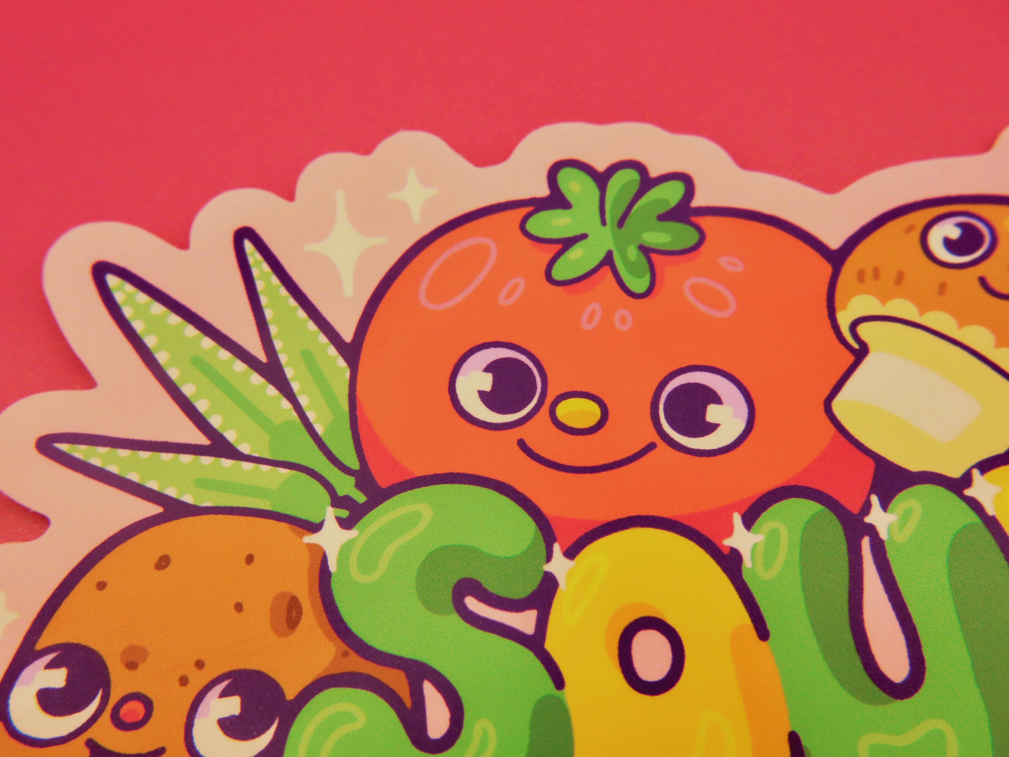 Large Soup Time 6" Matte Vinyl Sticker